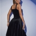 10Seductive Black Velvet Sleeveless Pleated Dresses