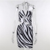 4Seductive Cut Out Halter Neck Sleeveless Dress