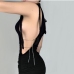 5Sexy  Backless Hollow Out Slim Mini Dress