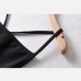 3Sexy Black Tie Wrap Backless Mini Dress Women