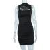 5Sexy Hollow Out Sleeveless Bodycon Dress