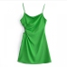 4Sexy Hollow Out Solid Backless Camisole Dress