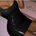 11Sexy Nightclub Sleeveless PU Bodycon Mini Dress