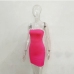 20Sexy Nightclub Versatile Plain Strapless Sheath Dress