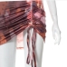 9Sexy Printed Drawstring Camisole Mini Dress
