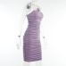 12Sexy Ruched Strapless Party Wear Dress