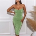 5Sexy Ruched Strapless Party Wear Dress