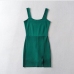 10Streetwear Summer Plain Slit Camisole Dress
