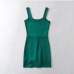 11Streetwear Summer Plain Slit Camisole Dress