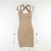 8Summer Backless Sleeveless Bodycon Dresses For Women
