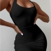 1Summer Backless Sleeveless Bodycon Dresses For Women