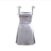 9Summer Charming Satin  Solid Backless Camisole Dress