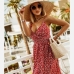 15Summer V Neck Floral Sleeveless Dress For Women