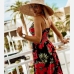 9Summer V Neck Floral Sleeveless Dress For Women