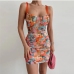 1Trendy Ruched Colorful Sleeveless Dresses For Women