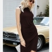 6Urban Casual Sleeveless Ruched Dresses