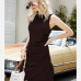 7Urban Casual Sleeveless Ruched Dresses