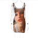 8Vintage Summer Printed Spaghetti Strap  Sleeveless Dress