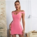 4Zipper Designer Backless Stylish Sleeveless Dress