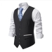 9Fashion V Neck Single Button Vest Coat