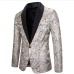3Chic Performing Sequined Single Breasted Mens Blazer