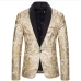 5Chic Performing Sequined Single Breasted Mens Blazer
