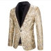 6Chic Performing Sequined Single Breasted Mens Blazer
