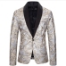1Chic Performing Sequined Single Breasted Mens Blazer