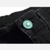 6Street Zipper Design Black Ripped Denim Jeans
