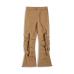 3High Street Vibe Style Ruched Mens Cargo Pants