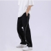 3Hip Hop Zipper Design Straight Long Pants