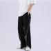 4Hip Hop Zipper Design Straight Long Pants