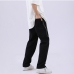 5Hip Hop Zipper Design Straight Long Pants