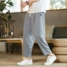 3Korean Style Solid Harem Ninth Pants Men