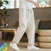 4Korean Style Solid Harem Ninth Pants Men