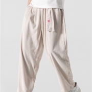 Plus Size Pocket Harem Loose Long Pants