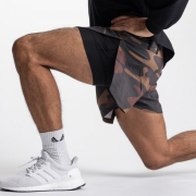 Fitness Camouflage Mid Waist Jogger Shorts