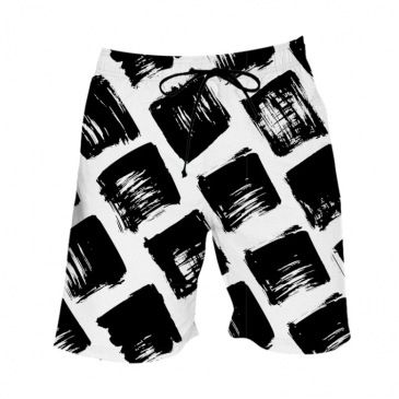 Half Length Beach Printed Hot Pants Shorts Trousers
