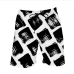 1Half Length Beach Printed Hot Pants Shorts Trousers