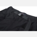4Streetwear Solid Pocket Mens Black Cargo Shorts