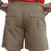 Summer Casual Men Solid Cargo Shorts 