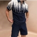 1 Digital Printing Front Zipper Short Sleeve Polo Shirts