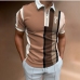 3 Leisure Time Digital Printing Short Sleeve Polo Shirts