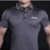 7Casual Letter Print Summer Workout Polo Shirts