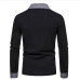 10Casual Patchwork Long Sleeve Polo Shirts