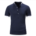 3Casual Solid  Short Sleeve Polo T Shirts