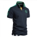 3Contrast Color Embroidery Mens Cotton Polo Shirts