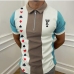 1Contrast Color Short Sleeve Casual Polo Shirts