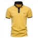9Fashion Turndown Collar Polka Dot Polo Shirts