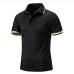 3Polka Dots Short Sleeve Mens Polo Shirts